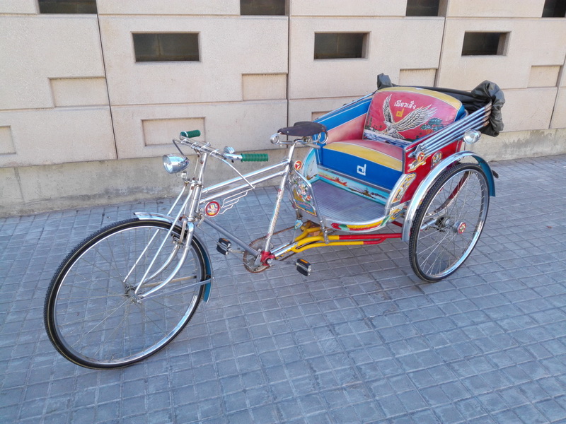 0118 rickshaw bicicleta taxi 1plz asia tailandia inox loneta 95-160x255x74-98 _175eu._ 1u